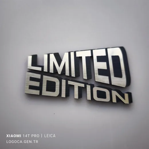 3D Limited Edition ve Special Edition plastik Etiket