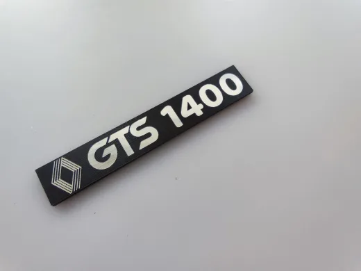 Renault 12 Renault toros GTS 1400 etiket