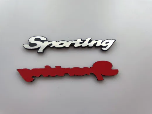 Fiat Palio Sporting plastik Etiket alüminyum görünümlü esnek