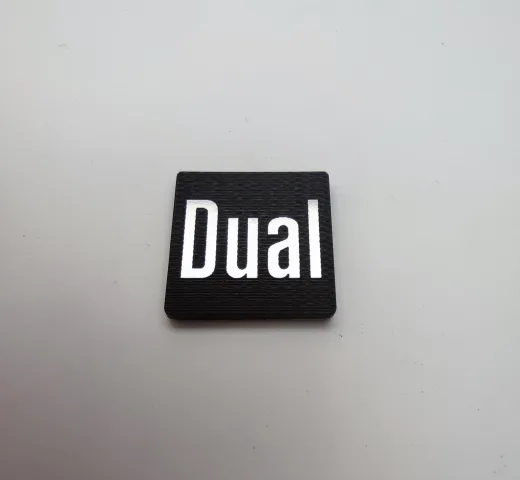 Dual hoparlör ve pkap logosu