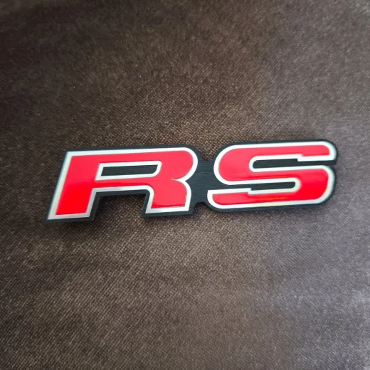 Honda Rs logo Renkli plastik yapışkanlı etiket