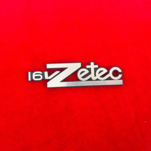 16v zetec etiket badge