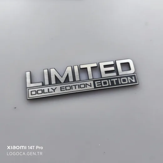 Kişiselleştiirlebilir limited Edition Yazısı