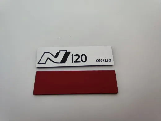 Hyundai i20 N Pilastik Logo -  | Şık ve Sportif Oto Görünümü için mükemmel