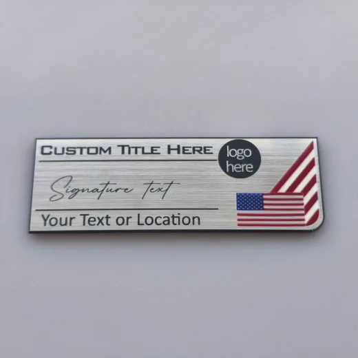 Araca özel  Kişiselleştirilebilir Renkli 100x35mm Etiket