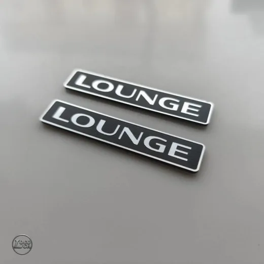 Volkswagen Araçları için Sağ ve Sol Çamurluk Etiketleri - 2 Adet Lounge Plastik Sticker