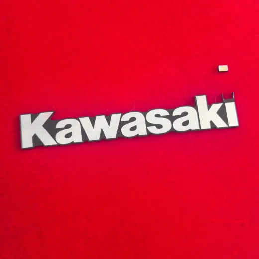 Defolu- Kawasaki Motosiklet Yazısı Sticker  16cm