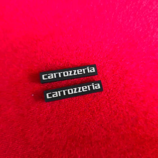 Carrozzeira Hoparlör Logolu 2'li Takım – Otomobil Ses Sistemi Aksesuarı