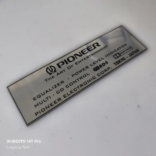 Pioneer Büyük Kabin etiketi rds equelizer dolby system