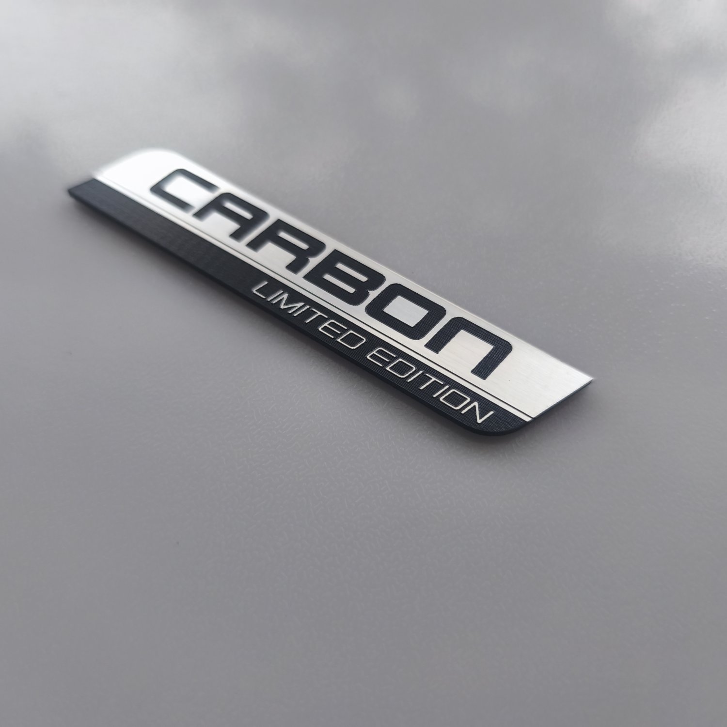 BMW Carbon Limited Edition Alüminyum Görünümlü plastik Etiket - Resim 2