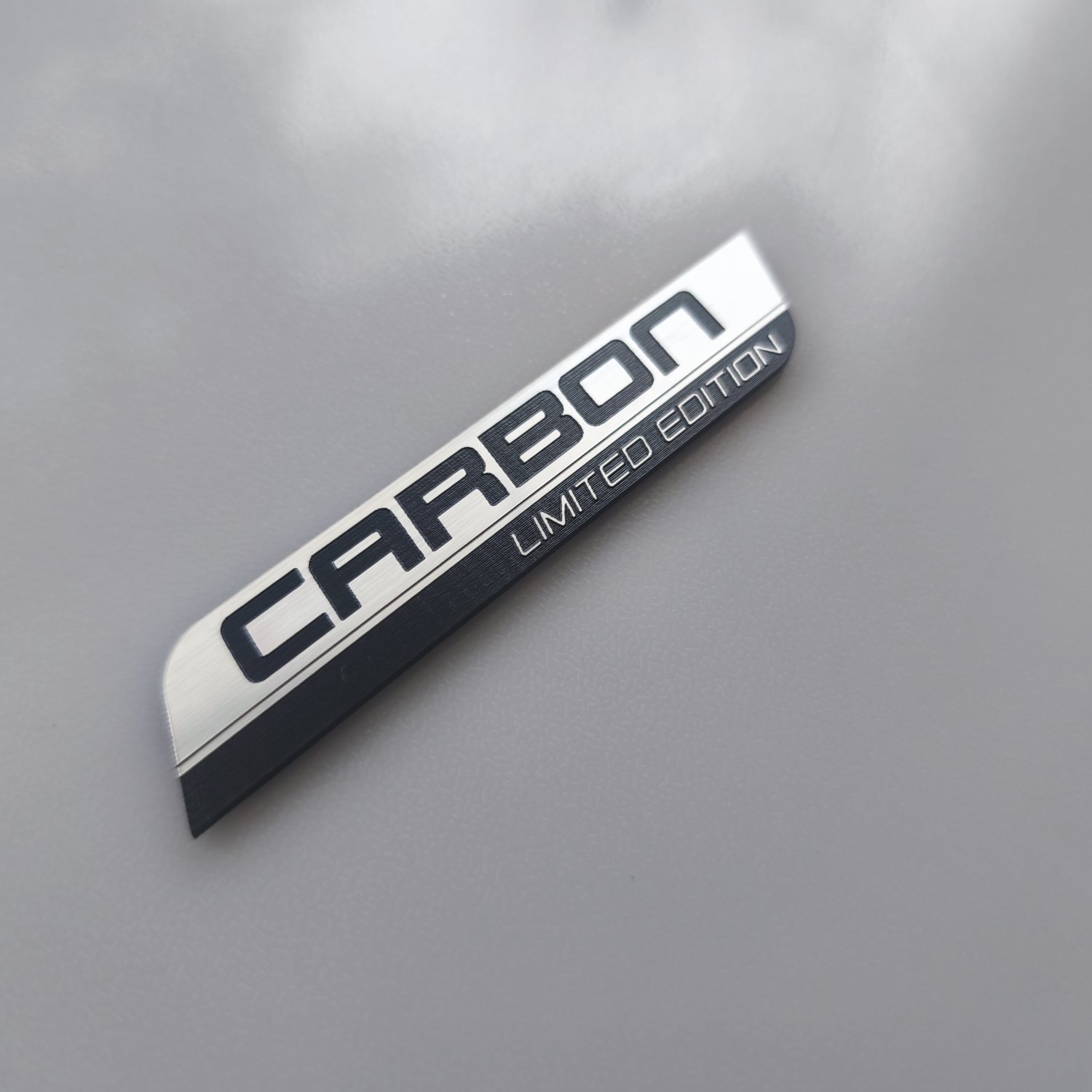 BMW Carbon Limited Edition Alüminyum Görünümlü plastik Etiket