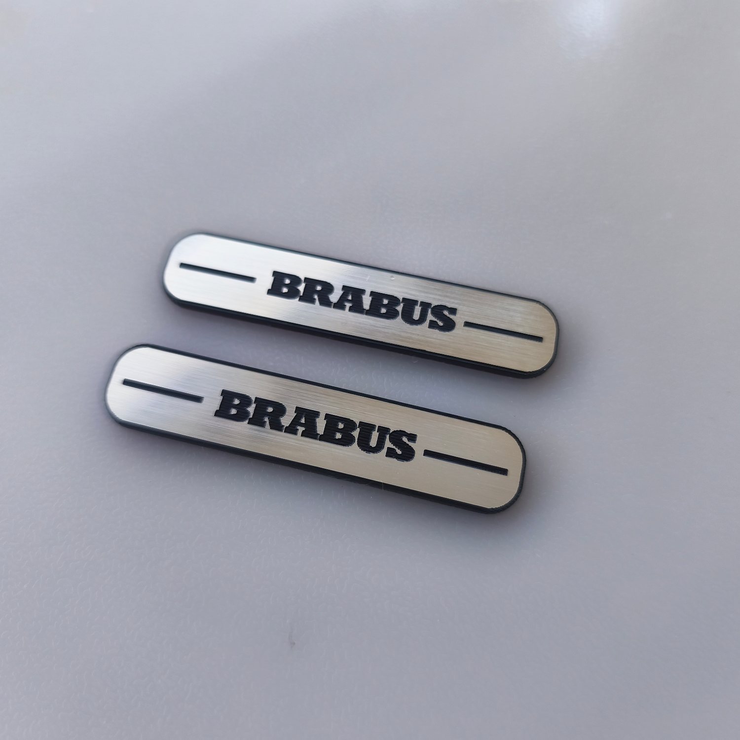 Brabus Etiket sticker logo - Görsel 1