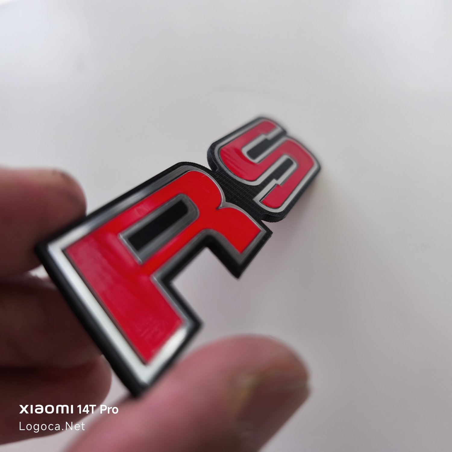 Honda Rs logo Renkli plastik yapışkanlı etiket - Resim 5