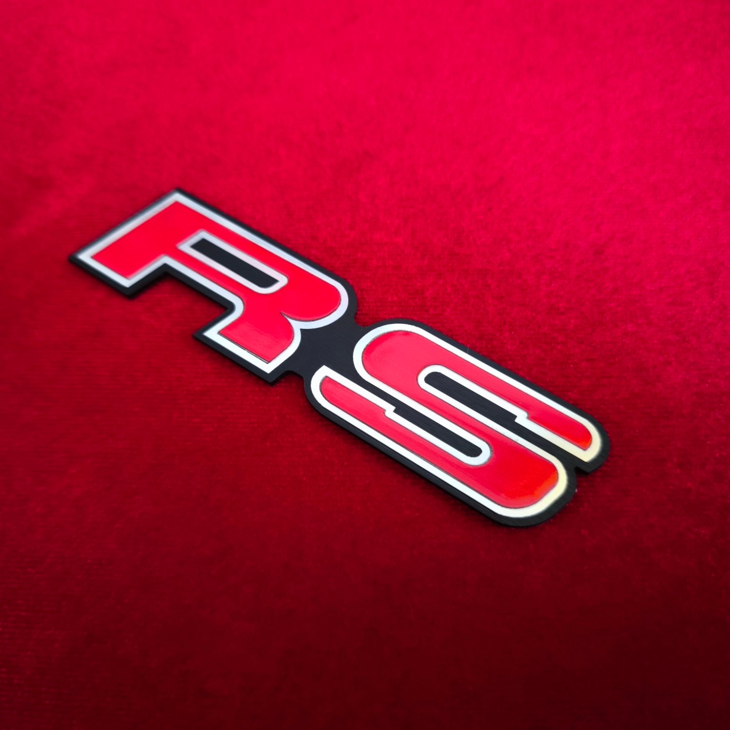 Honda Rs logo Renkli plastik yapışkanlı etiket - Görsel 3