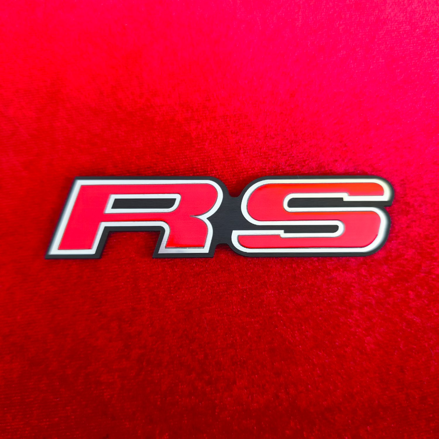 Honda Rs logo Renkli plastik yapışkanlı etiket - Görsel 4