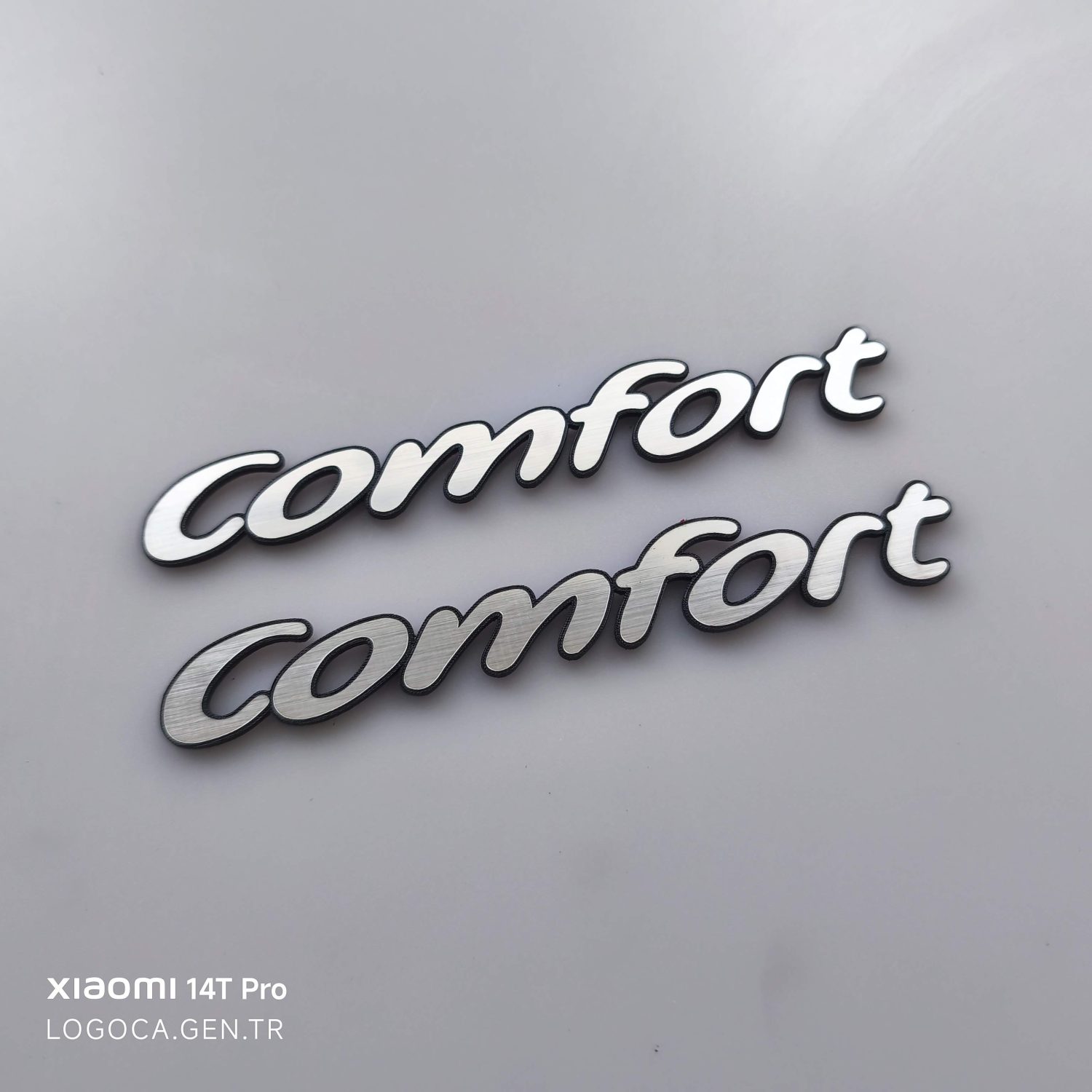 Vauxhall / Opel Corsa C Comfort  model kapısı için comfort Yazısı  2000-2006 - Görsel 1