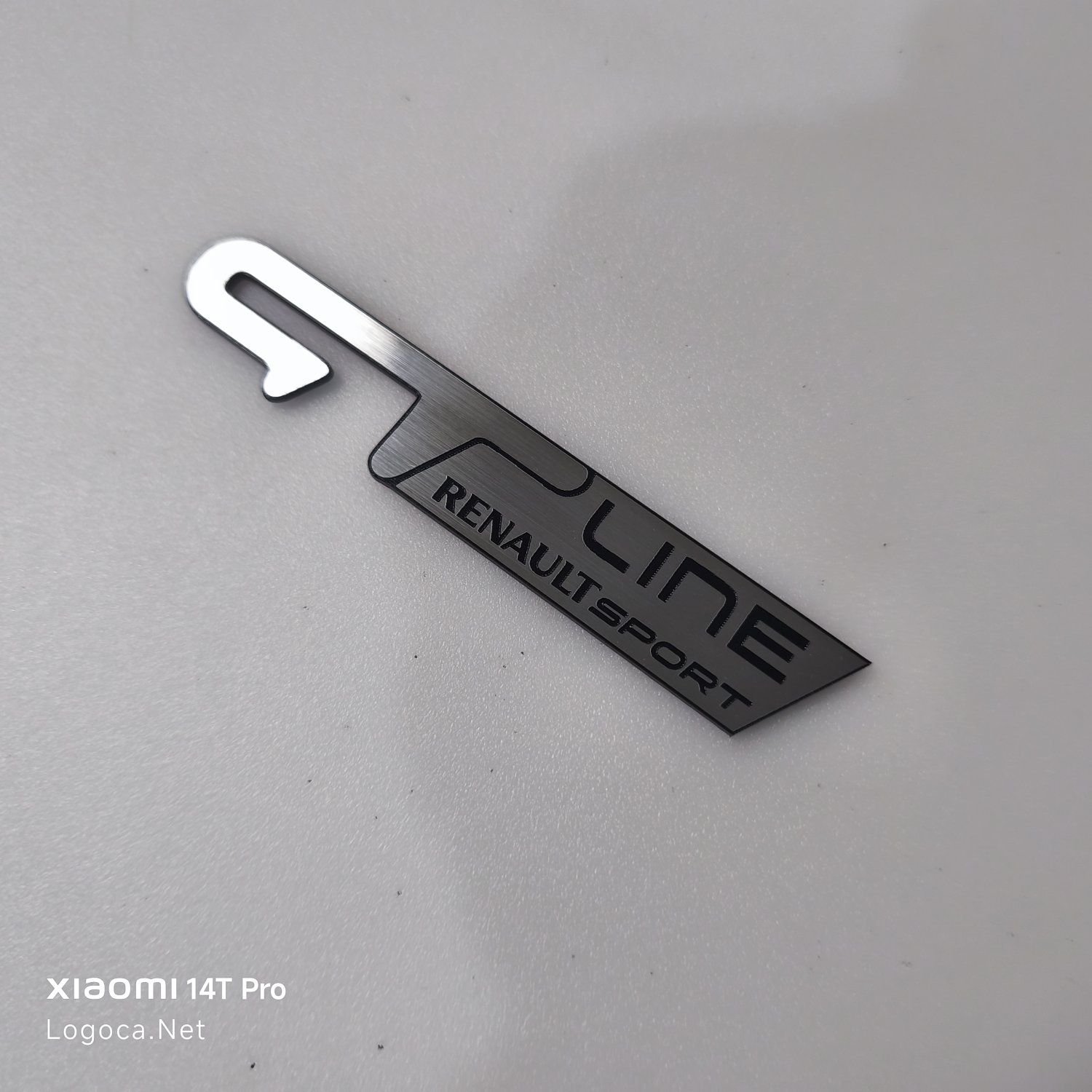 Renault gt line el gümüş plastik etiket