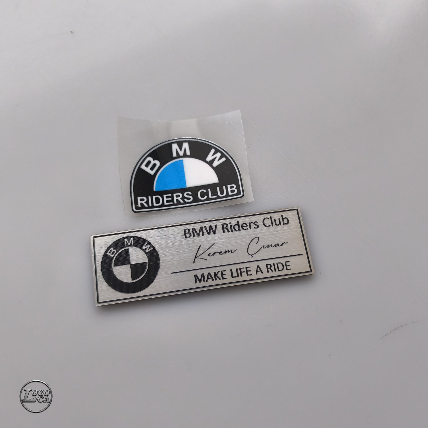 BMW Rider Club özel etiketi