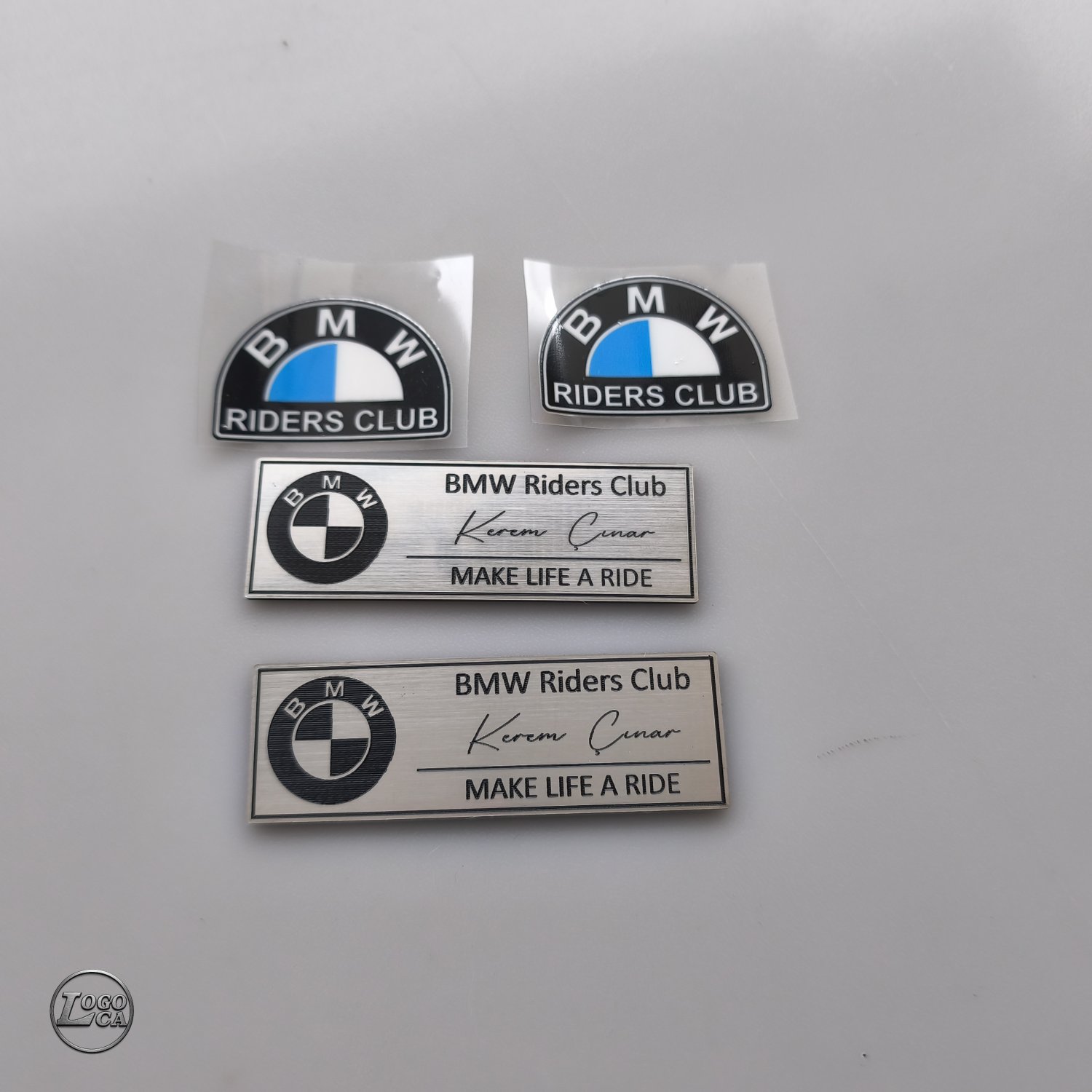 BMW Rider Club özel etiketi - Resim 2