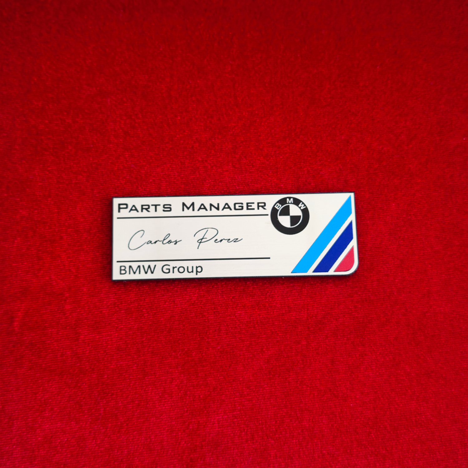 BMW M renkli Kişiselleştirilebilir 100x35mm Etiket - Görsel 12