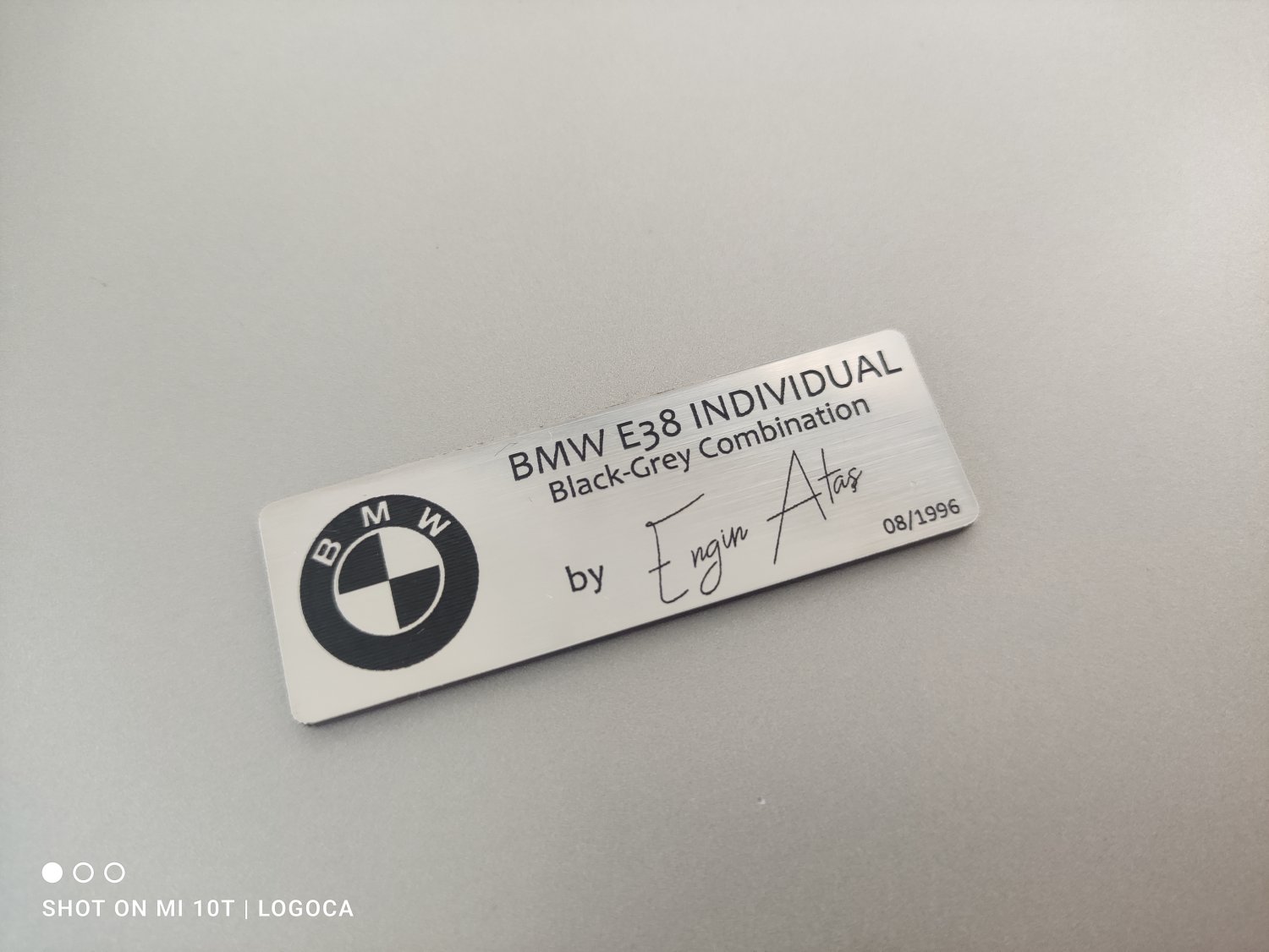 Kişiye Özel İmza Kartı (7,5x2,5cm) - logonuzu Yükleyin - Resim 2