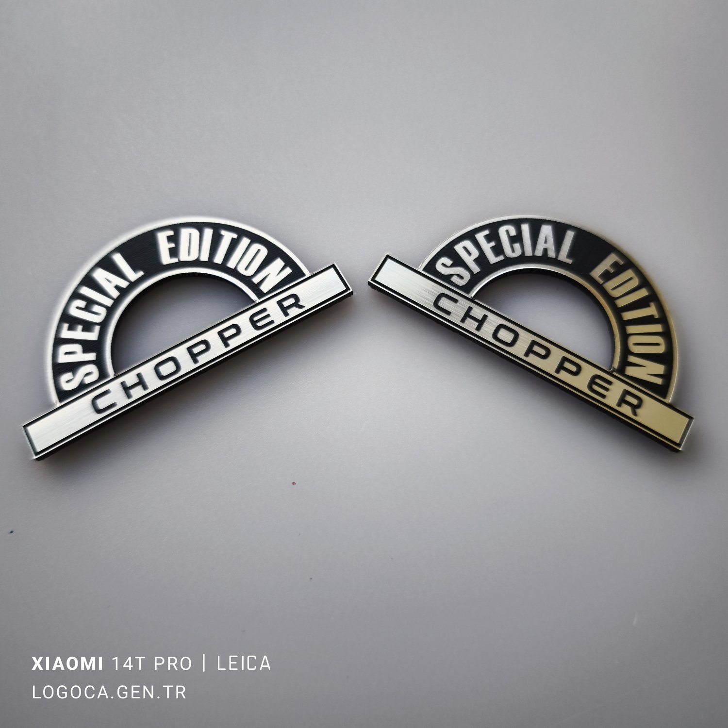 Kişiselleştirilebilir Yarım Daire Araba Etiketleri - Özelleştirilmiş Araç Aksesuarları - Resim 6