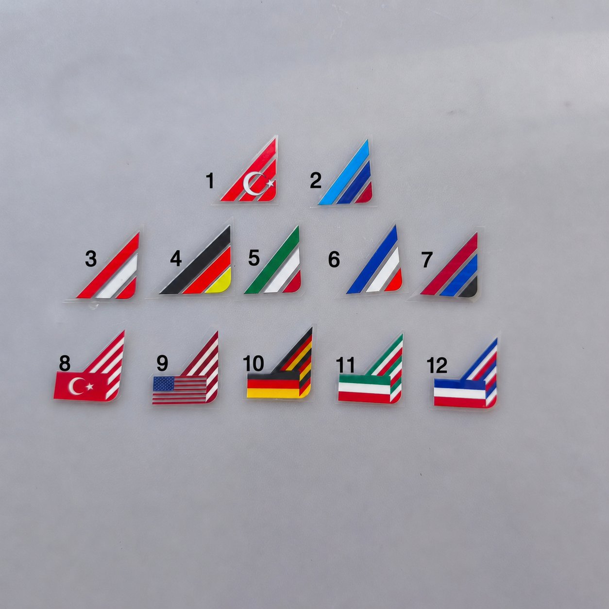 Araca özel  Kişiselleştirilebilir Renkli 100x35mm Etiket - Görsel 2