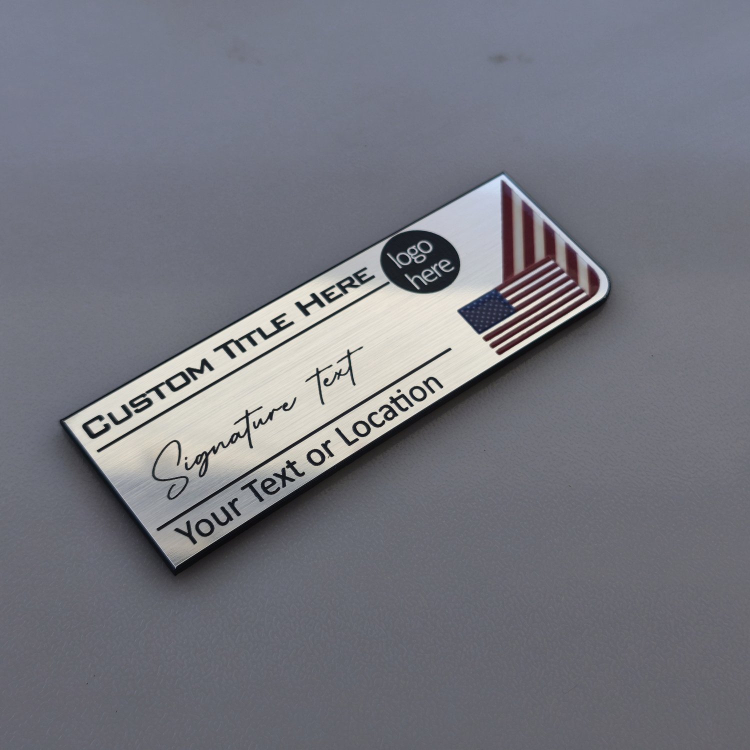 Araca özel  Kişiselleştirilebilir Renkli 100x35mm Etiket - Görsel 11