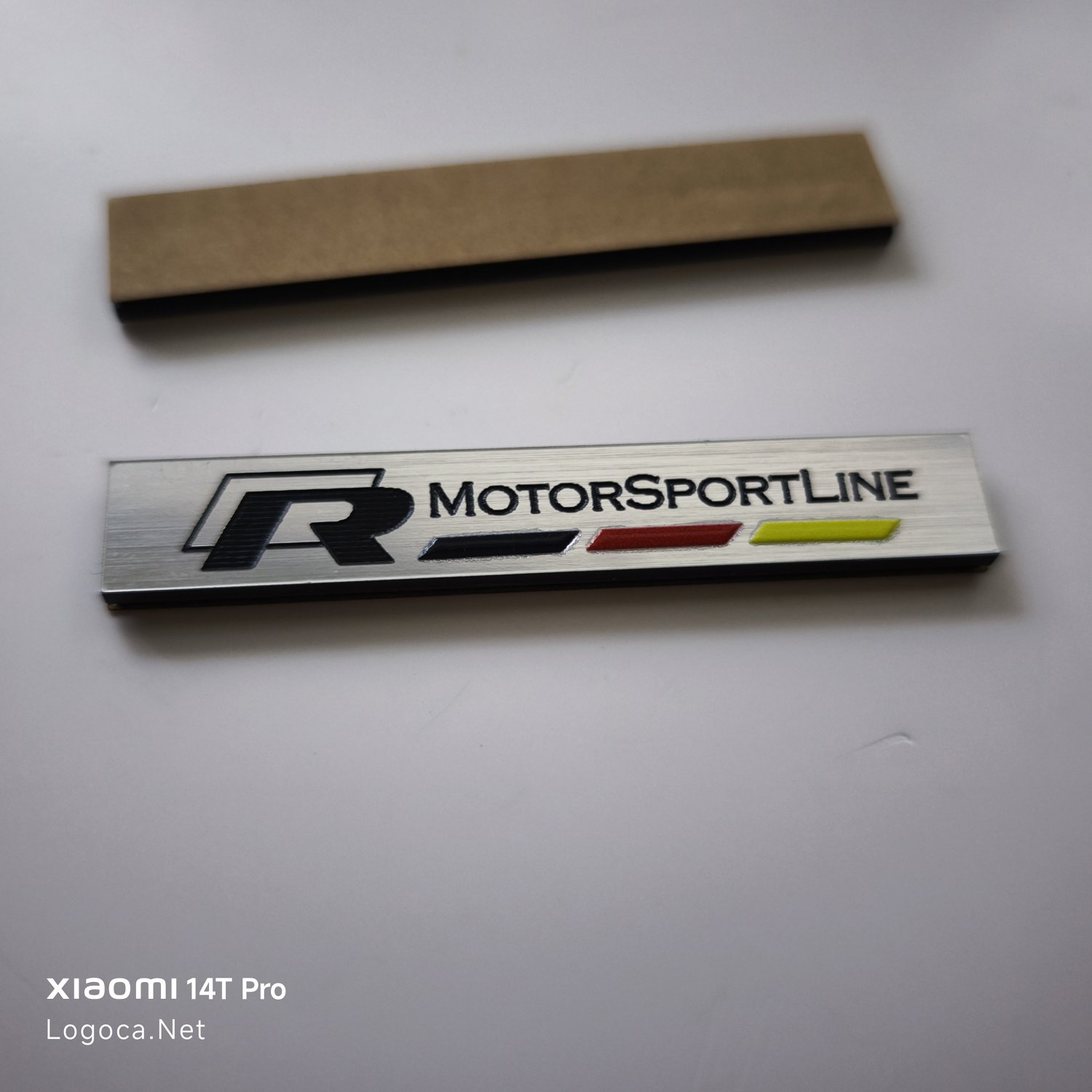 Volkswagen R Motorsport line renkli plastik etiket - Resim 4