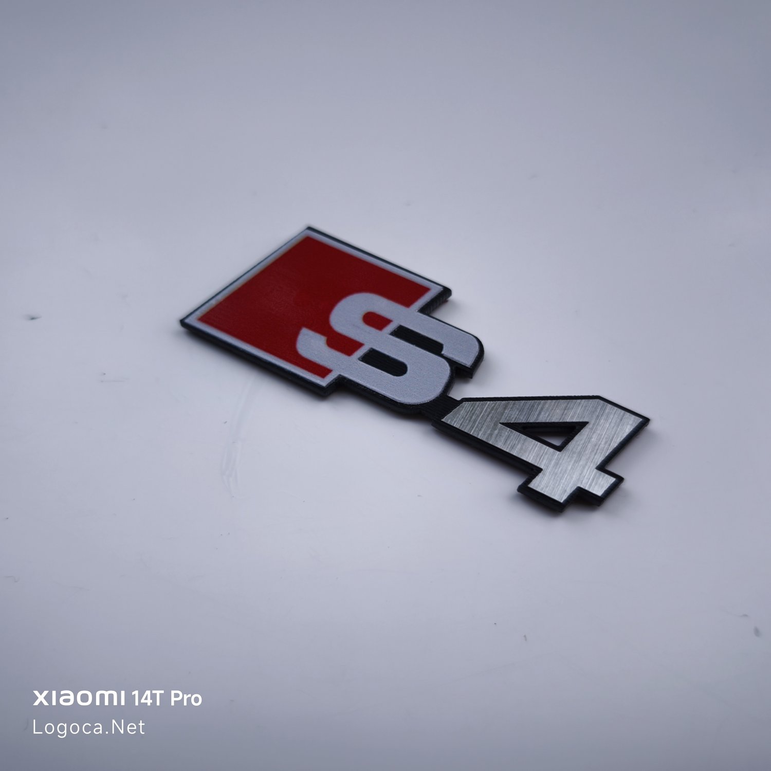 Audi S4 Araç Logosu Amblem Çıkartması - Dayanıklı Plastik - Renkli - Resim 3