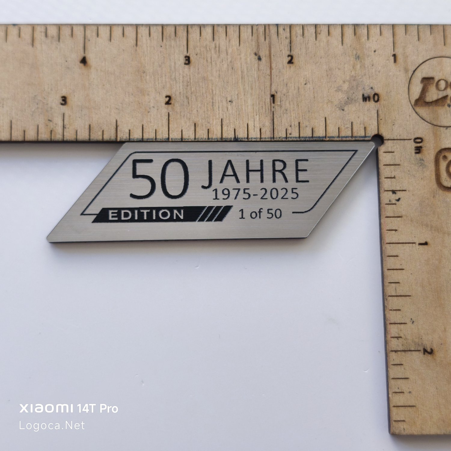 BMW 3 Serisi 50 Jahre Edition (1975-2025) Plastik Etiket - özelleştirilebilir Sınırlı Üretim sayısı (1/50) - Resim 3