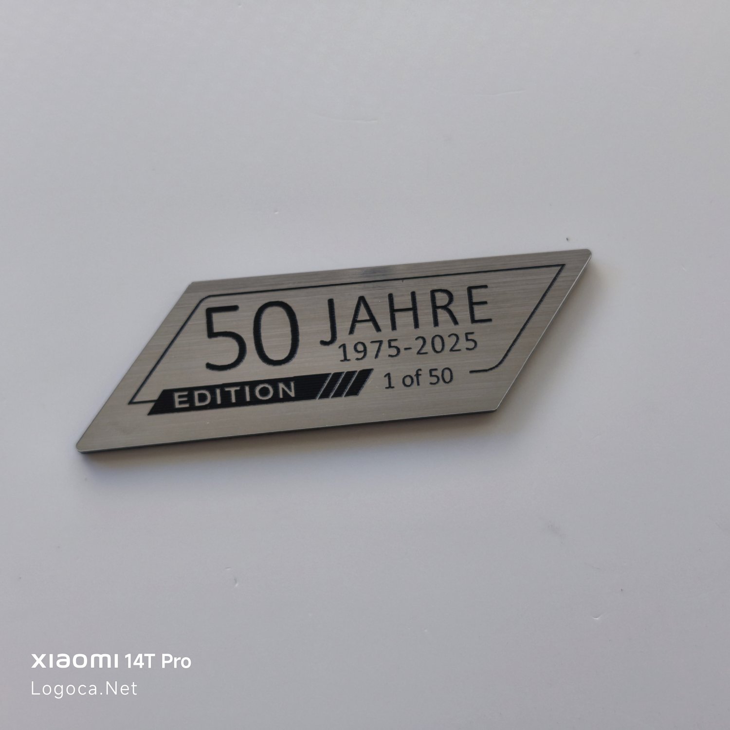 BMW 3 Serisi 50 Jahre Edition (1975-2025) Plastik Etiket - özelleştirilebilir Sınırlı Üretim sayısı (1/50) - Resim 6