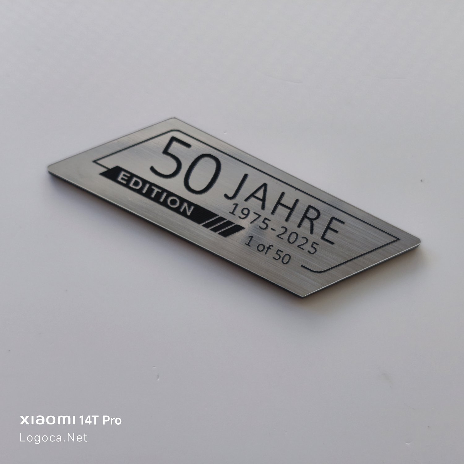 BMW 3 Serisi 50 Jahre Edition (1975-2025) Plastik Etiket - özelleştirilebilir Sınırlı Üretim sayısı (1/50) - Resim 4