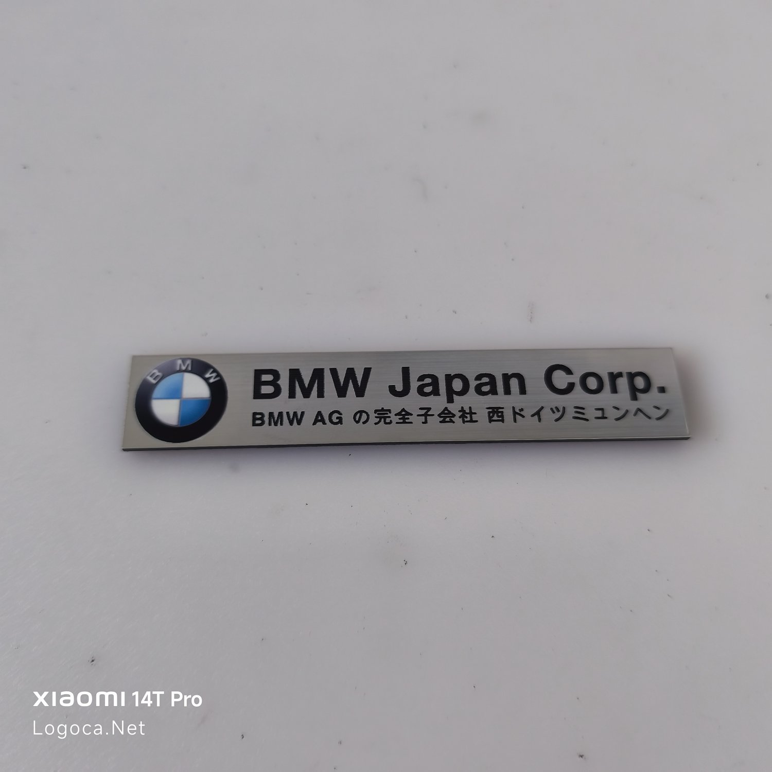 BMW Japan Corp BMW Ag plastik etiket - Resim 3