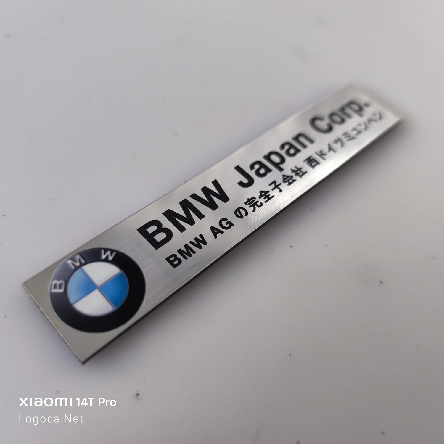 BMW Japan Corp BMW Ag plastik etiket - Resim 4