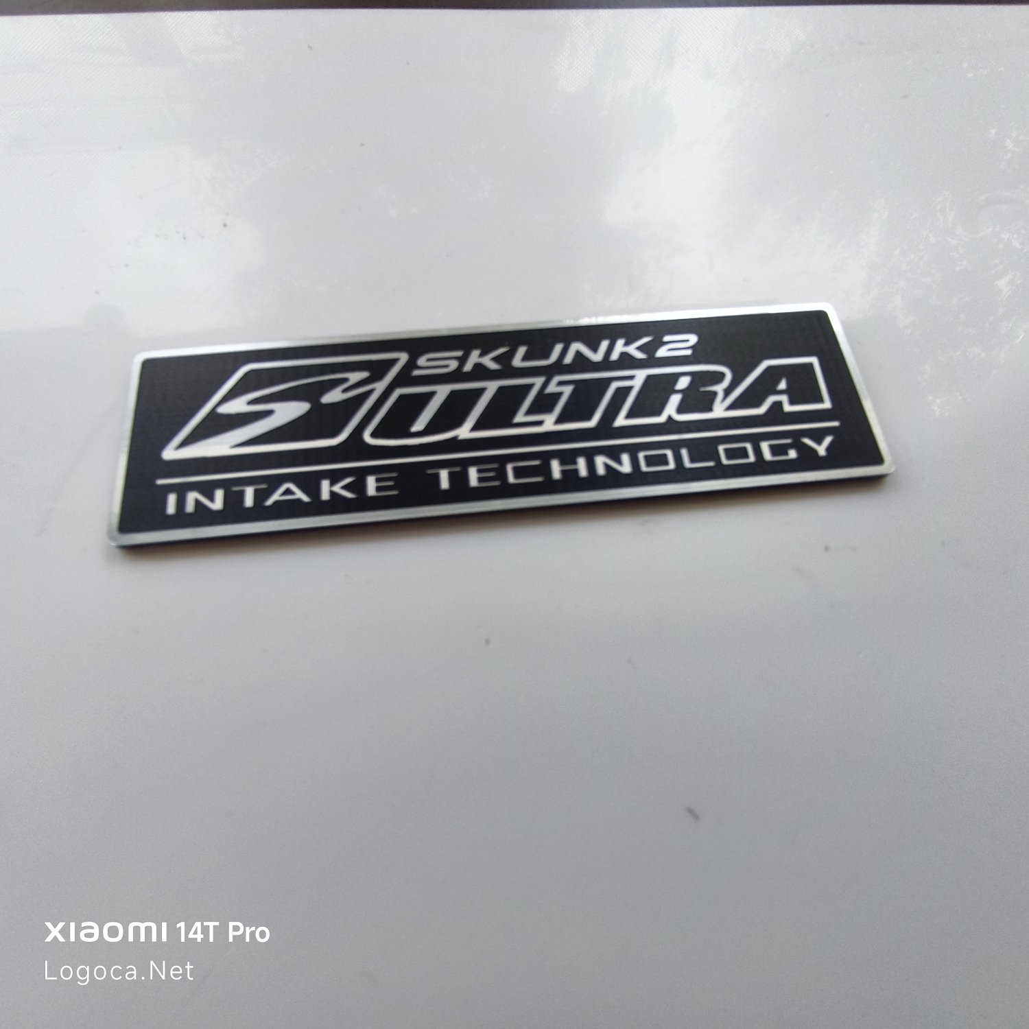 Skunk2 Ultra Serisi Emme Manifoldu Logosu - plastik Amblem Sticker - Resim 3