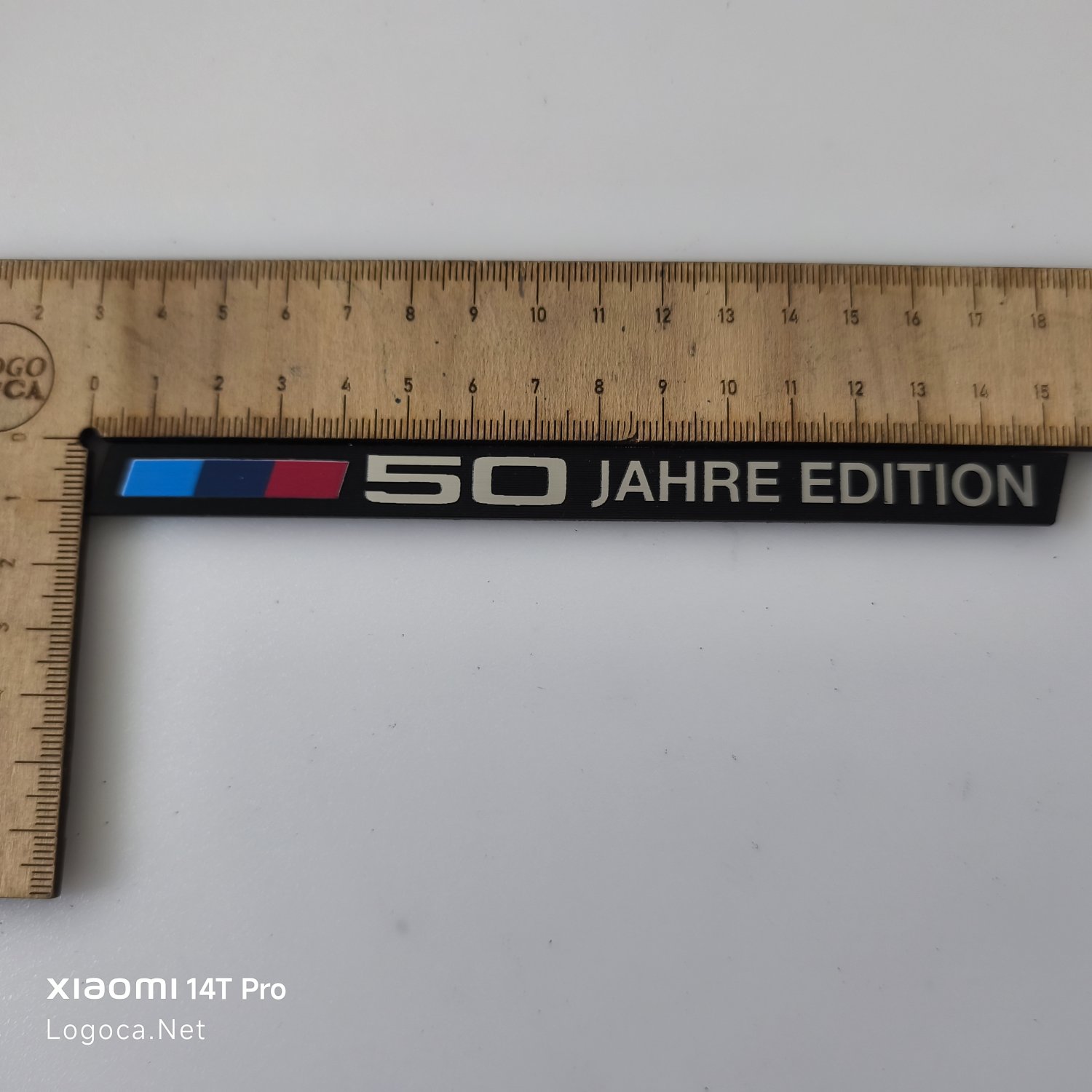 BMW  50 jahre edition plastik etiket - Resim 6