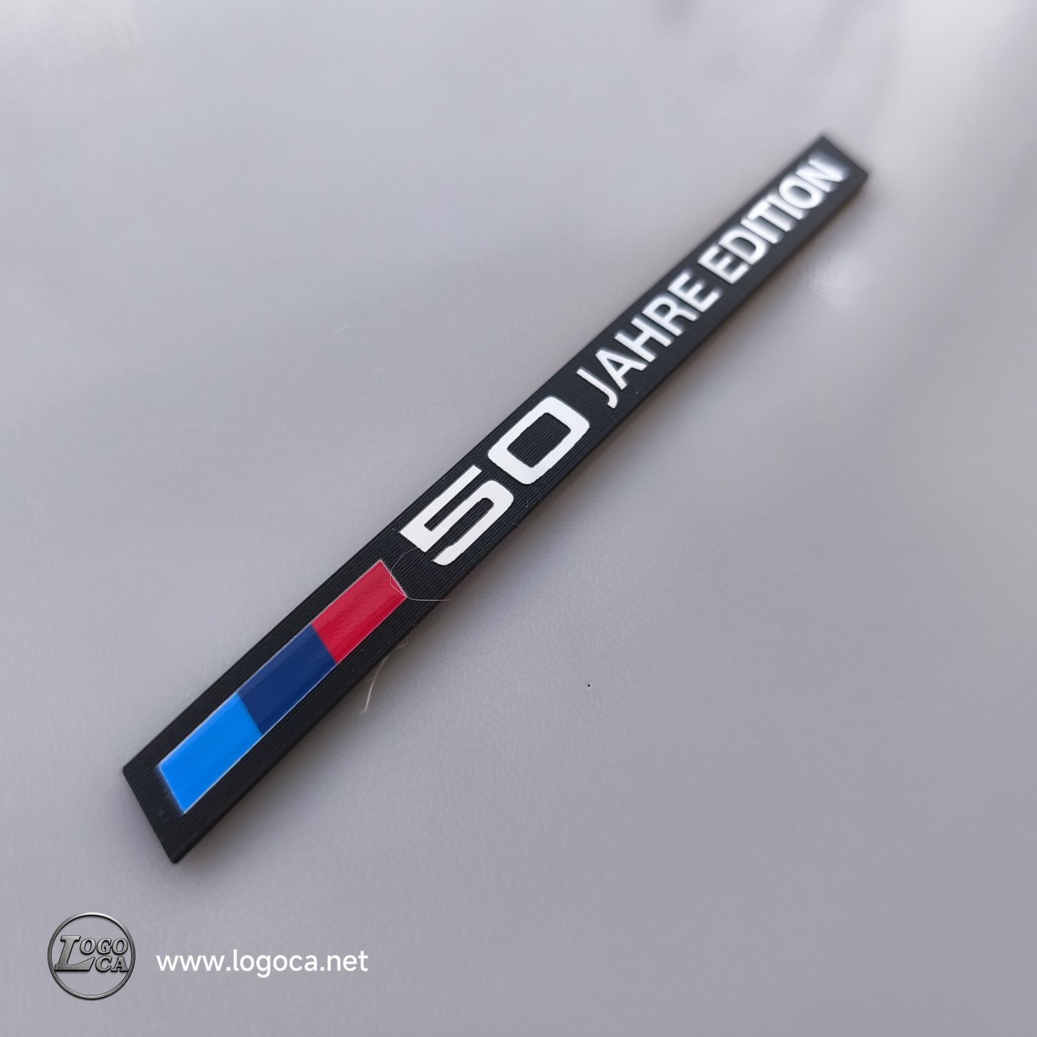 BMW  50 jahre edition plastik etiket