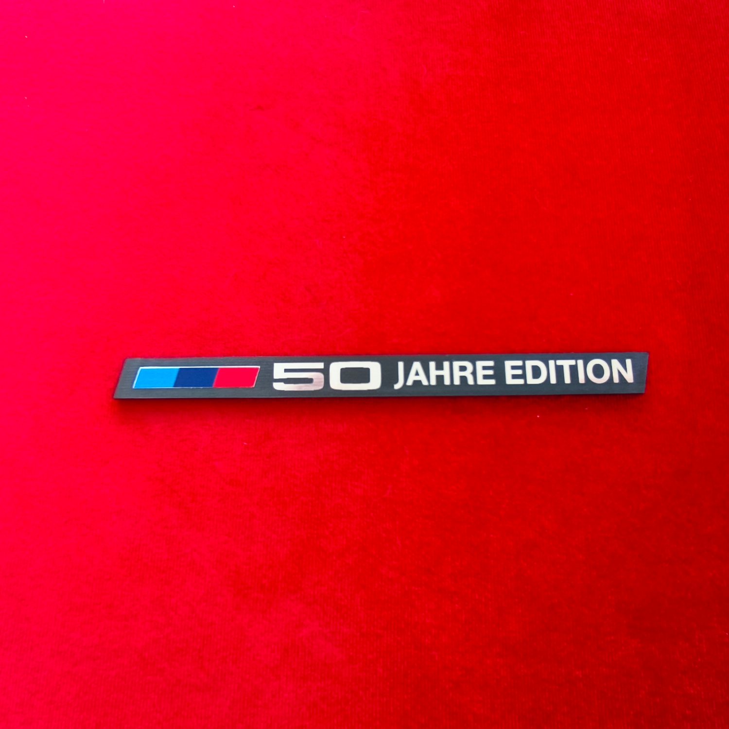 BMW  50 jahre edition plastik etiket - Görsel 15