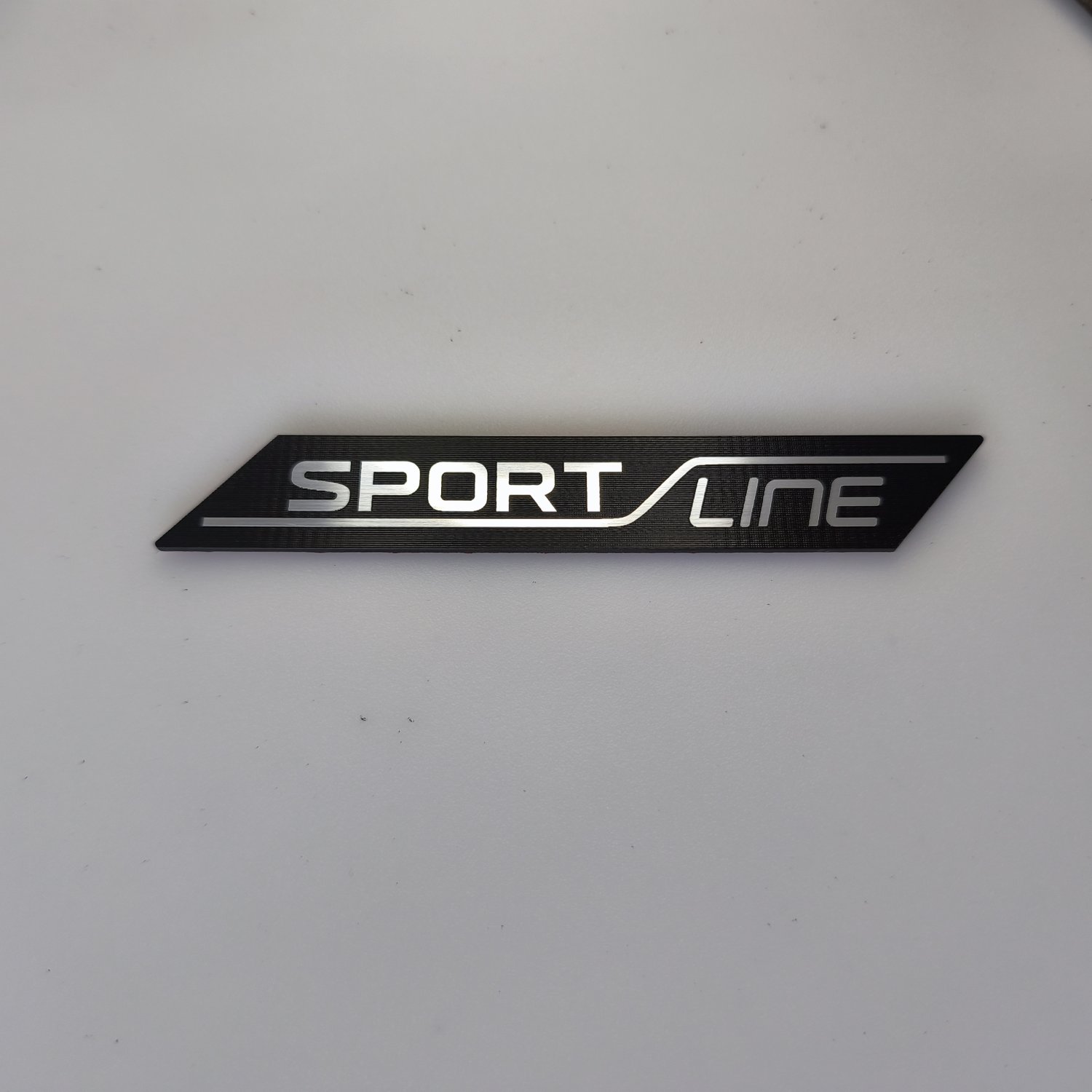 Skoda Kodiaq  Uyumlu Sportline Yan Çamurluk etiket Seti (Sağ-Sol Takım) - Resim 7