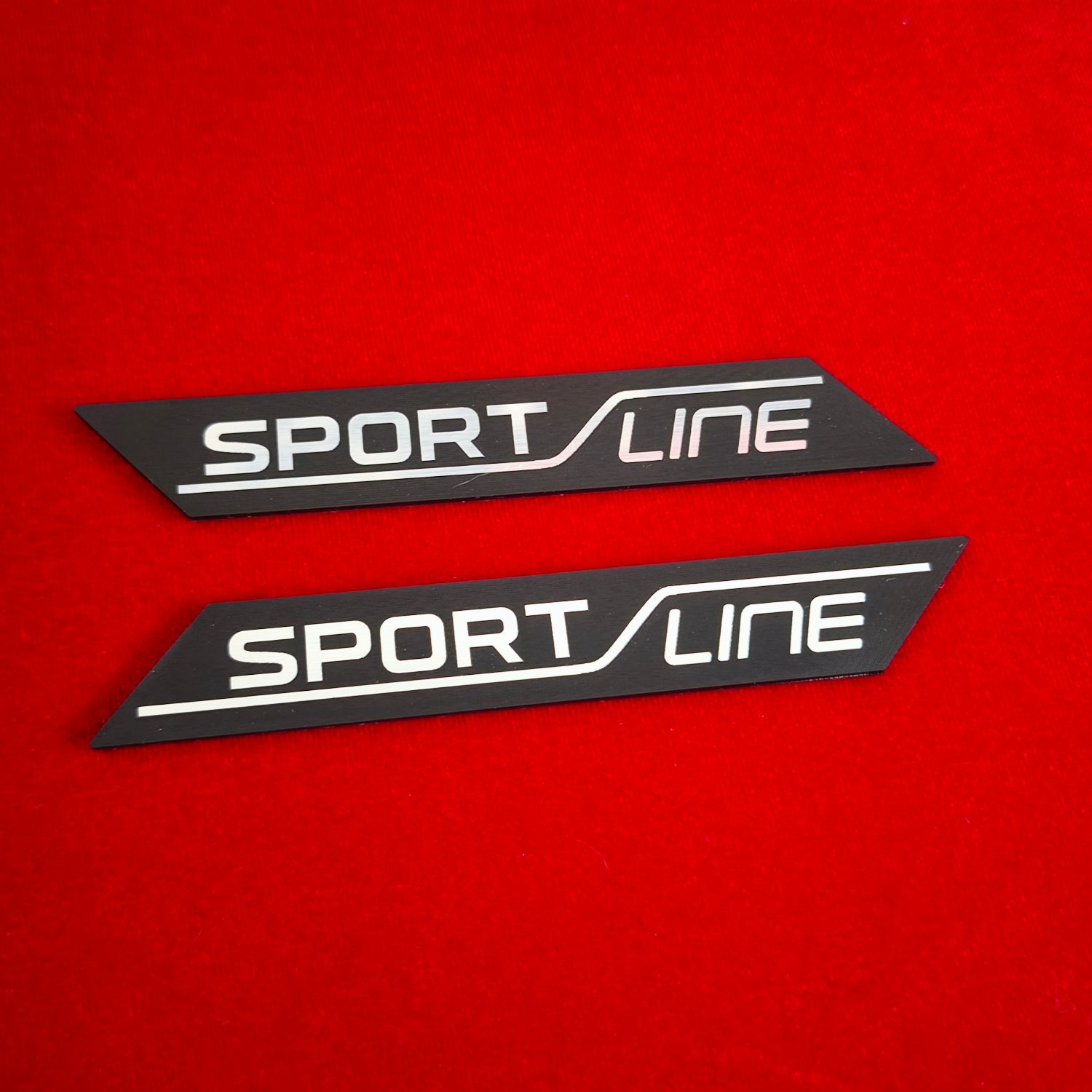 Skoda Kodiaq  Uyumlu Sportline Yan Çamurluk etiket Seti (Sağ-Sol Takım) - Görsel 1