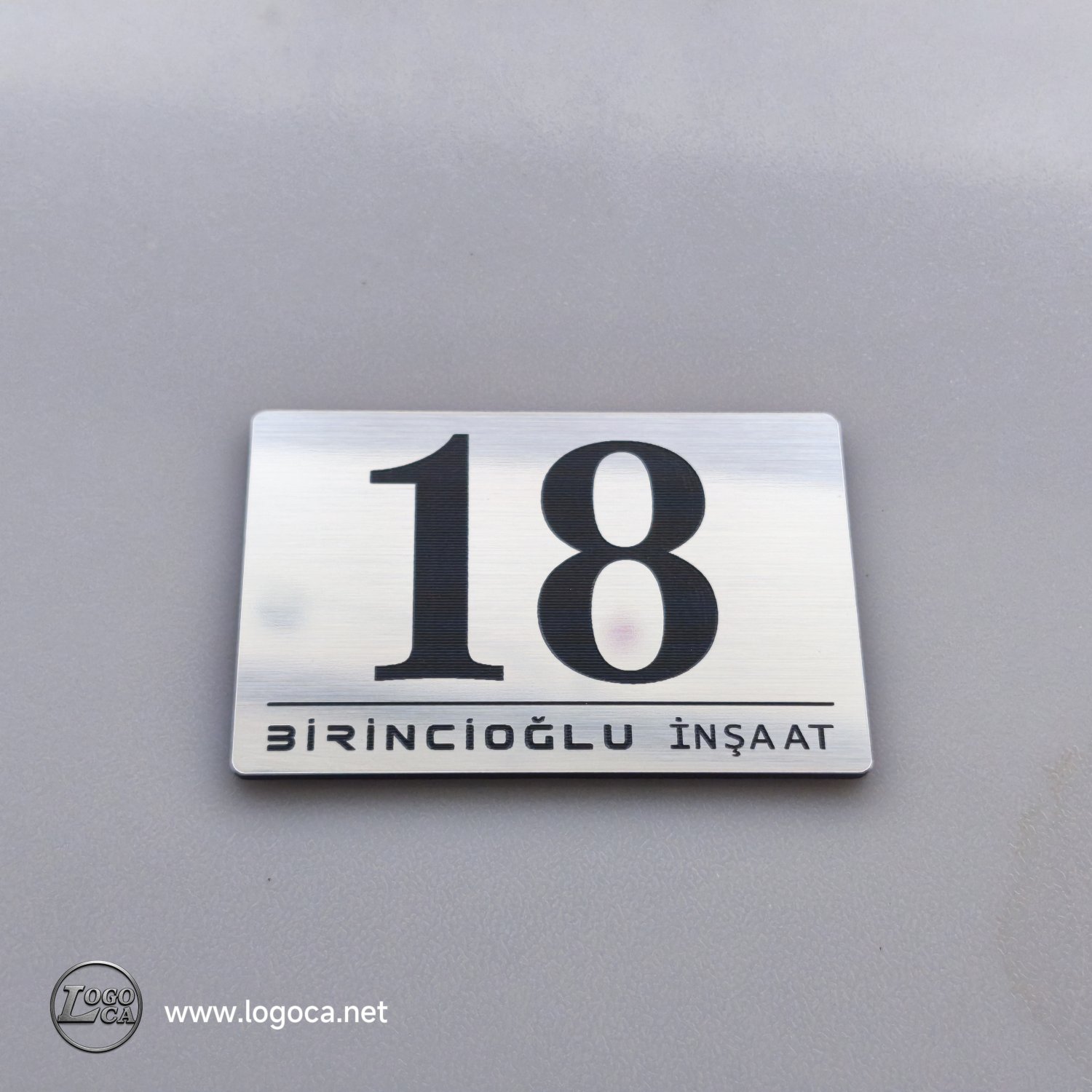 Firma İsimli Kendinden Yapışkanlı Kapı Numaralama Kasa Üstü veya Kapı Üzeri Etiketler - Resim 7