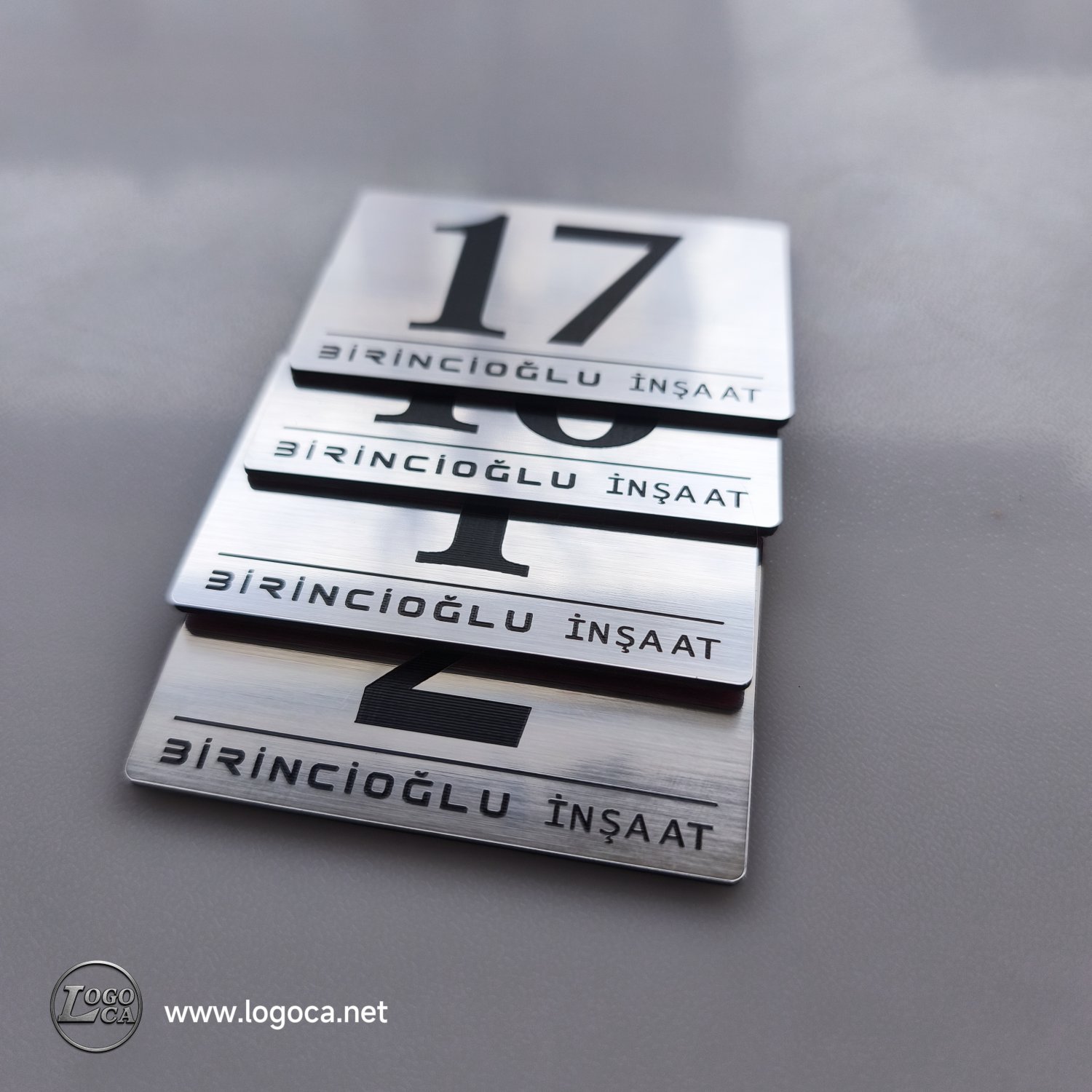 Firma İsimli Kendinden Yapışkanlı Kapı Numaralama Kasa Üstü veya Kapı Üzeri Etiketler - Resim 9