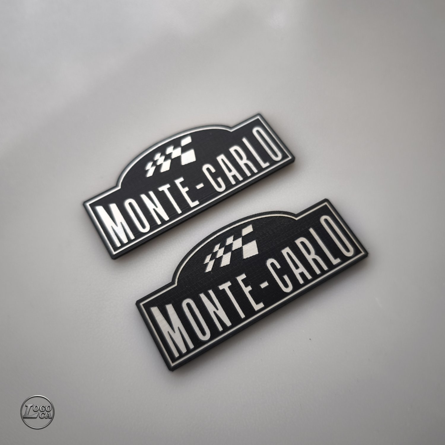 Skoda Monte Carlo Plastik Etiket 2'li Takım