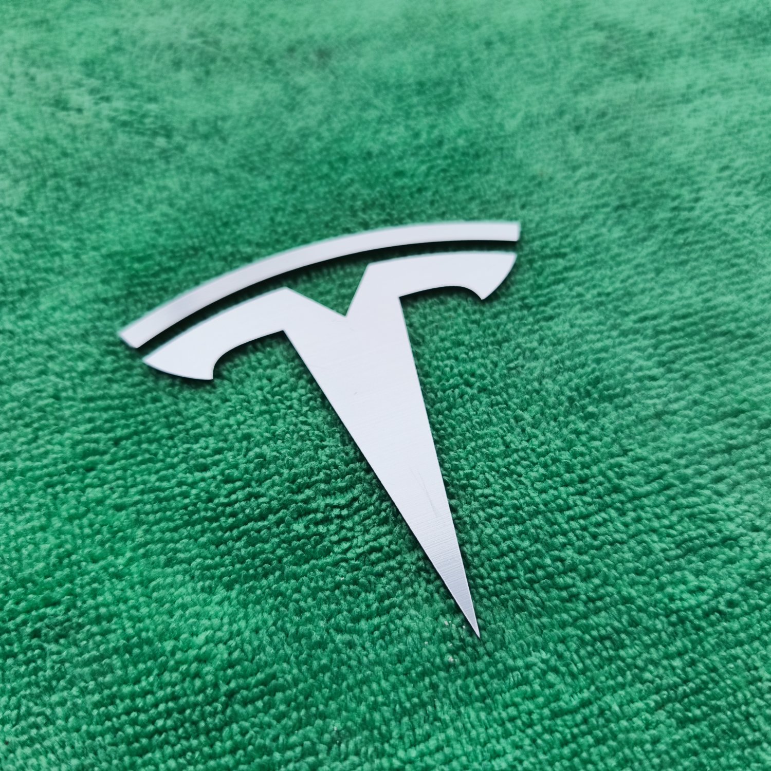 Tesla Ön Kaput Logosu - Yüksek Kalite esnek ve Dayanıklı - Resim 5