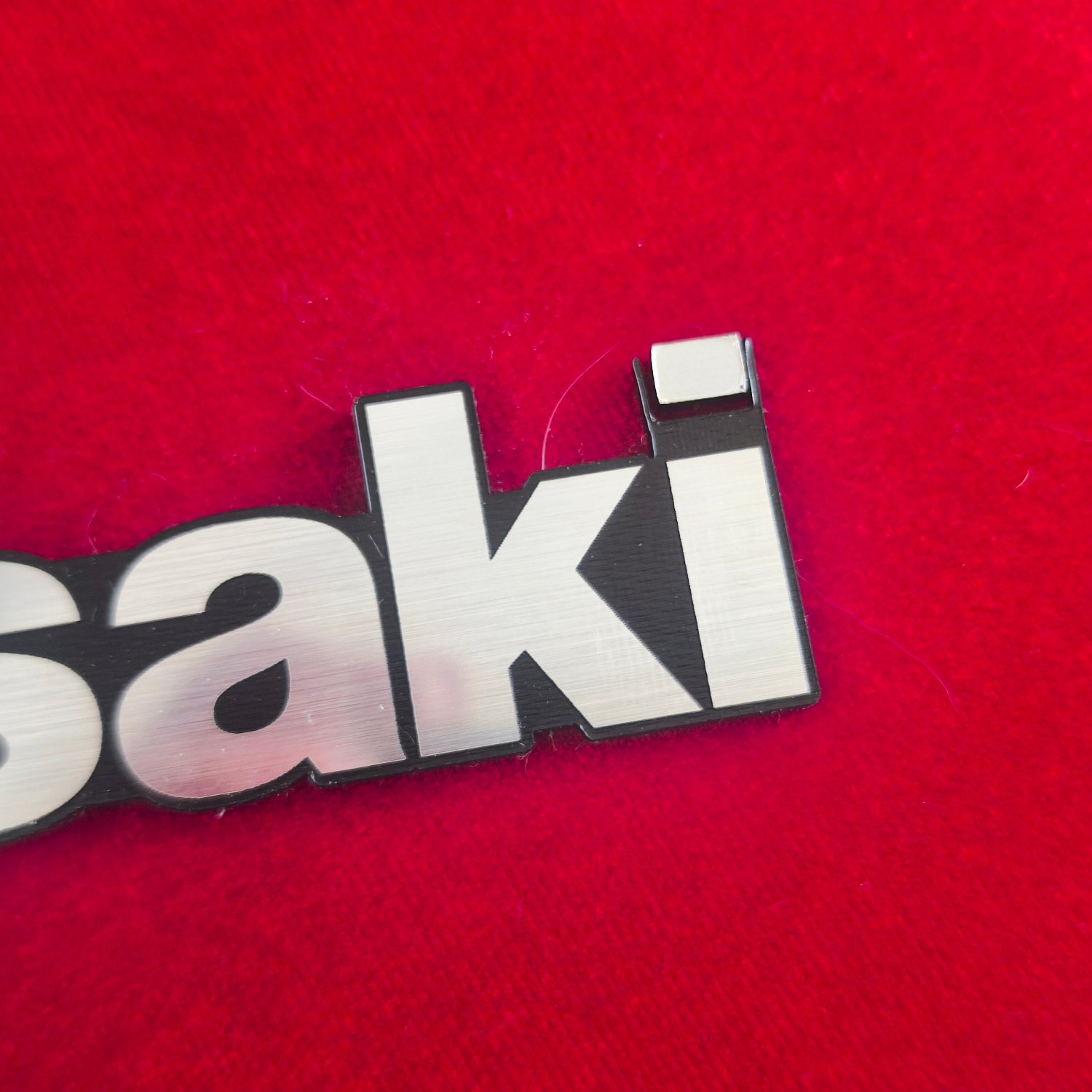 Defolu- Kawasaki Motosiklet Yazısı Sticker  16cm - Görsel 4