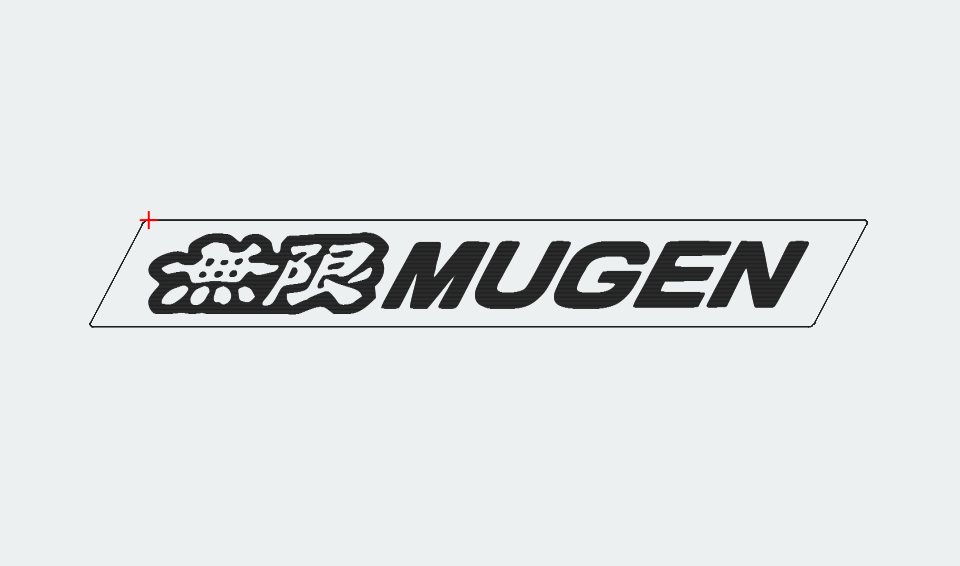 Mugen Yüksek Kalite Plastik Oto Amblem Etiketi - Görsel 2