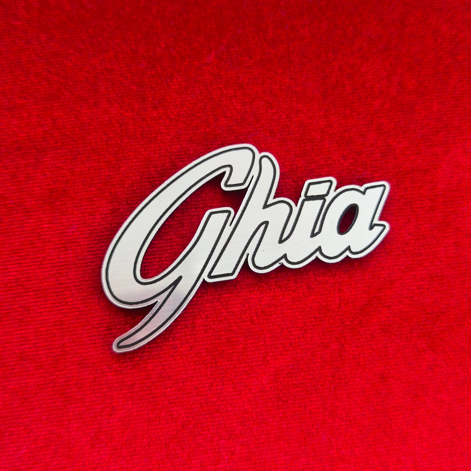 Ford Ghia Dayanıklı Plastik Amblem Logo - Görsel 1