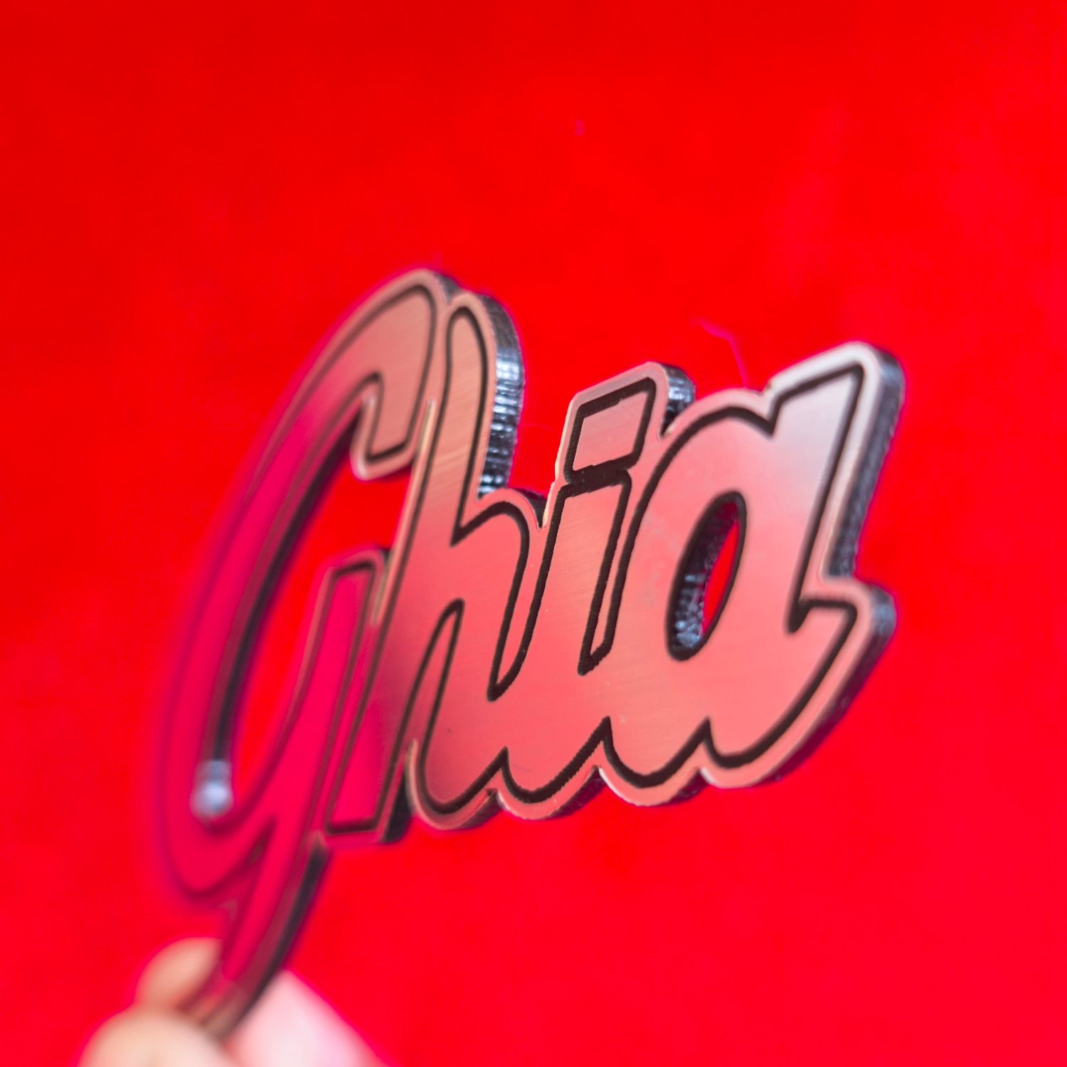 Ford Ghia Dayanıklı Plastik Amblem Logo - Görsel 2