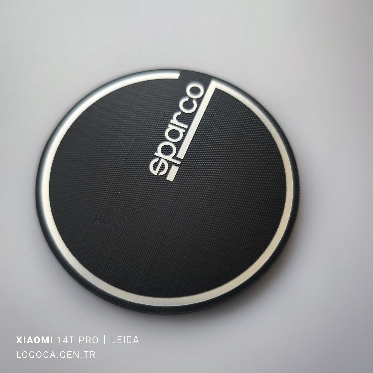 Sparco Yapıştırma Jant Göbeği  - Ölçü ve Adet Seçimli -Plastik Gümüş siyah - Görsel 2